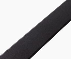 Порог (стык) Русский профиль Т-образный анодированный, 13*900 мм, Черный матовый